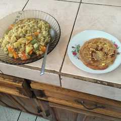 Una foto de Kitri integral con tortilla integral
