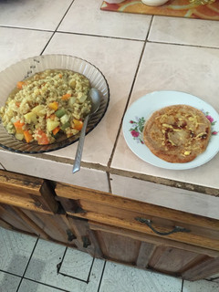 Una foto de Kitri integral con tortilla integral