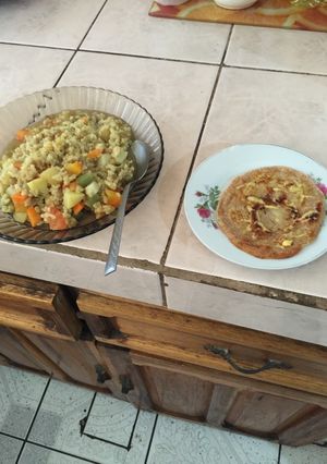 Una foto de Kitri integral con tortilla integral