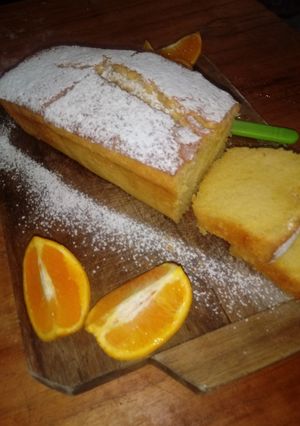 Una foto de Budín de naranja