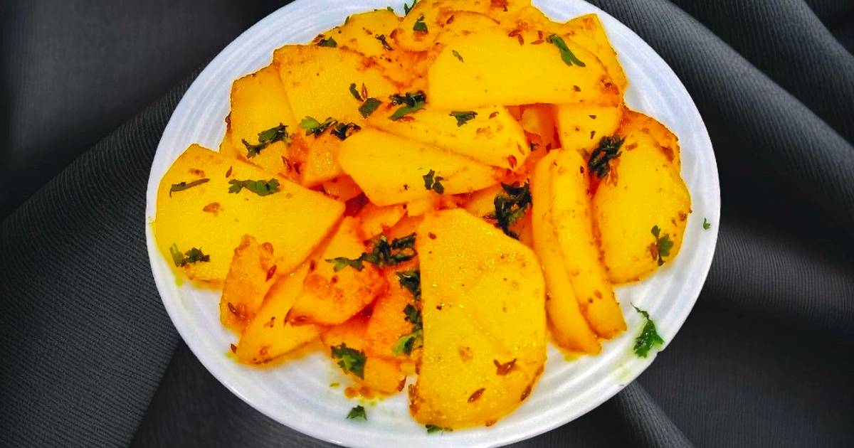 Bateta Nu Chips Nu Shhak Recipe by Juhi Sewani 💕 - Cookpad