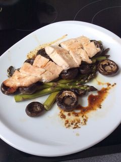Una foto de Solomillo de pavo al horno......a media temperatura
