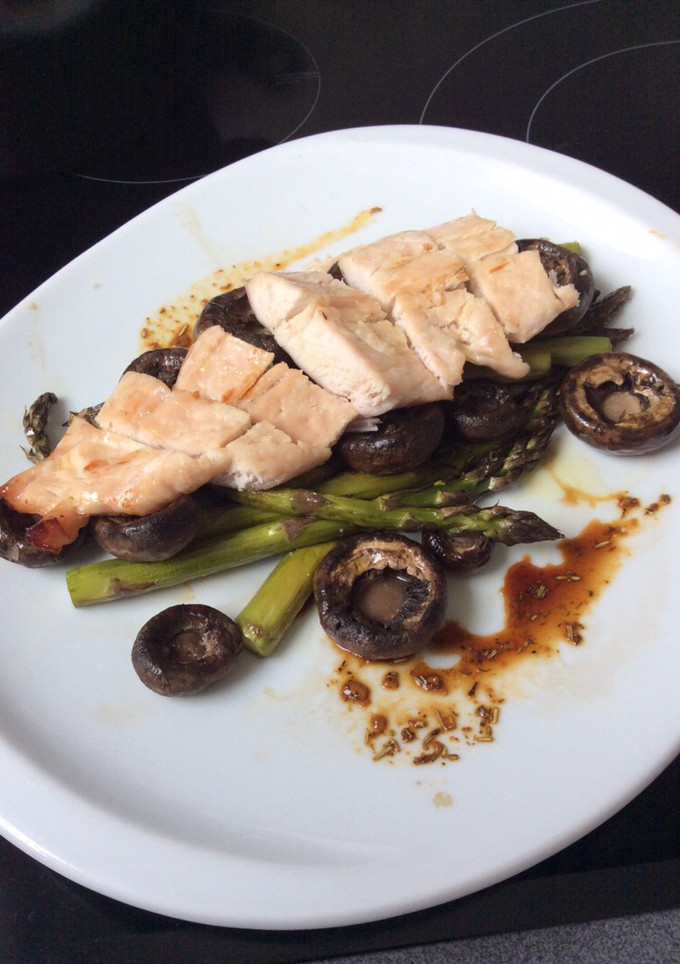 Una foto de Solomillo de pavo al horno......a media temperatura