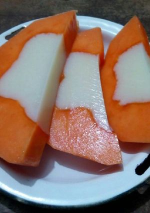 Foto resep Pepaya Isi Pudding