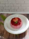 Strawberry Lychee Panacotta