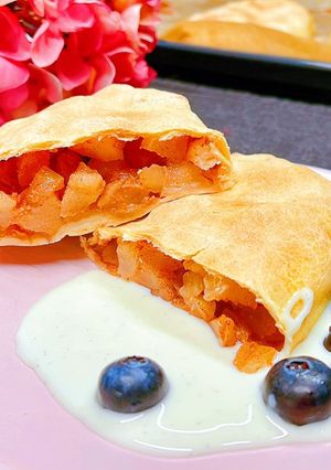 Polish Apple Strudel (Strudel jabłkowy) 波兰苹果馅饼 的食譜成品照片