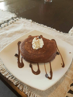 Una foto de Pancakes de chocolate