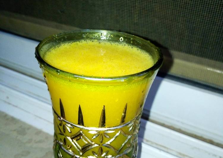 Simple Way to Prepare Ultimate Mango smoothie | This is Recipe So Appetizing You Must Attempt Now !!