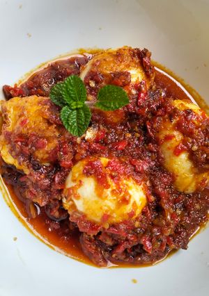 Foto resep Sambal telur rebus