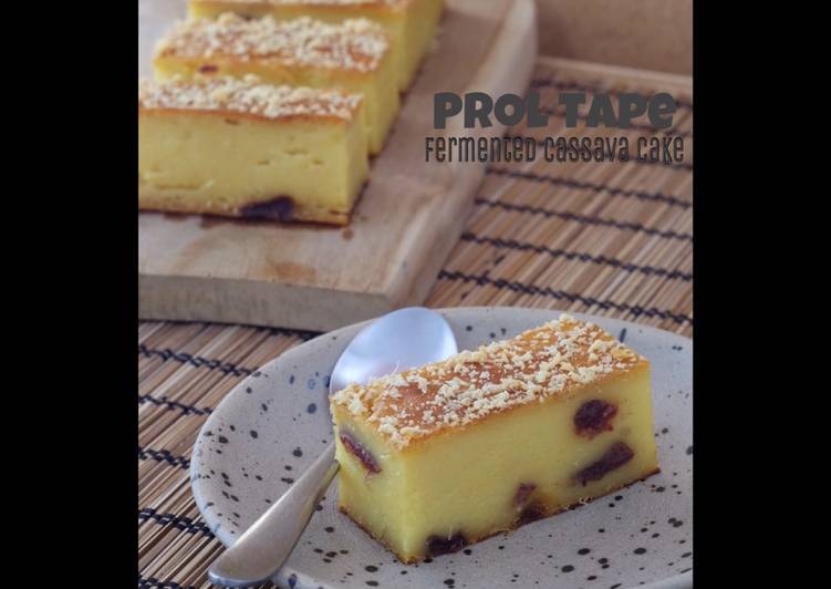 Prol Tape (Fermented Cassava Cake)