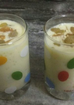A picture of Mango shake.