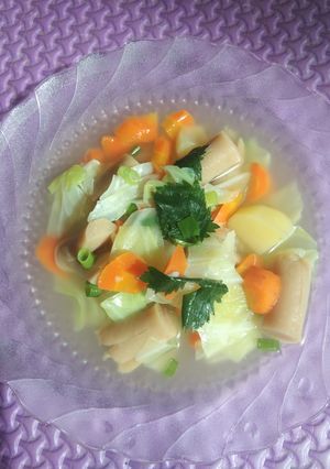 Foto resep Sup Sosis Uma (sayur simpel)