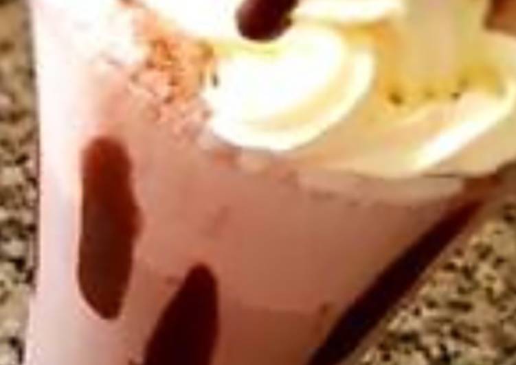Simple Way to Prepare Homemade Chocolate milkshake