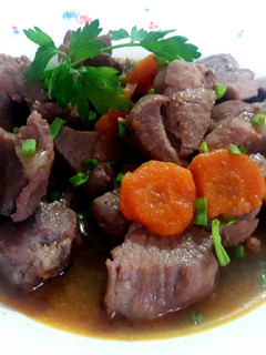 Una foto de Carne de cerdo en salsa