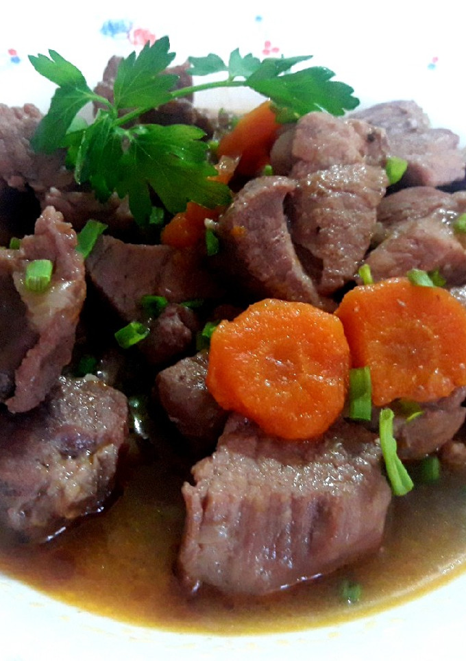 Una foto de Carne de cerdo en salsa