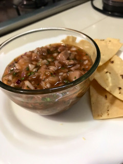 Una foto de Ceviche de pescado
