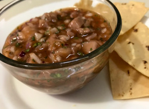 Una foto de Ceviche de pescado