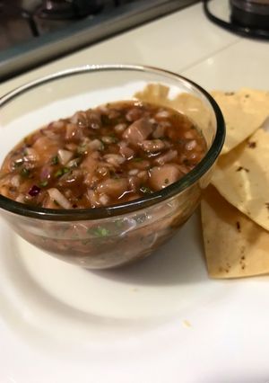 Una foto de Ceviche de pescado