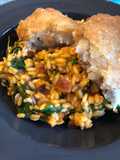 Spinat Tomaten Risotto