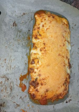 Una foto de Moussaka o lasaña de berenjena