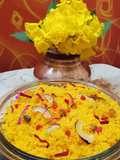 Kesariya Bhat (Saffron Rice Dessert)