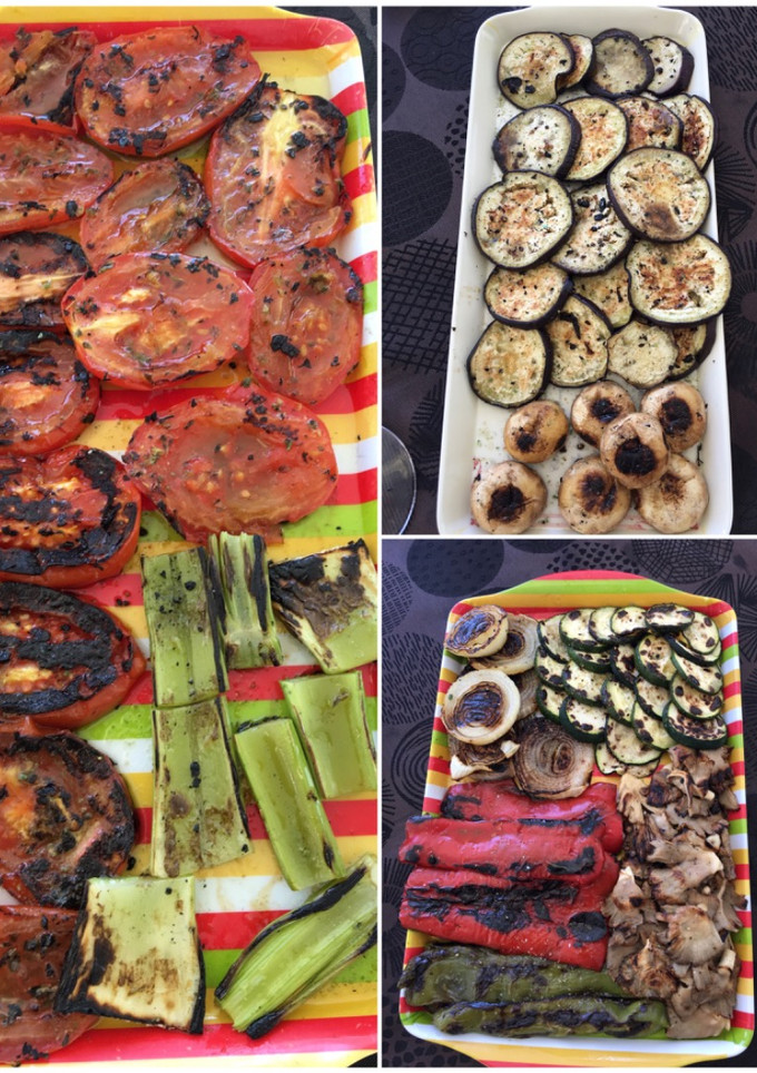 Una foto de Parrillada de verduras 🌶 🥕🍄🥒🍅
