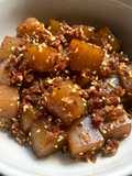 ‘Okaka’ Konnyaku (Konjac & Bonio Flakes)