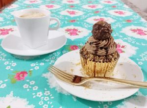 Una foto de Cupcake Ferrero rocher