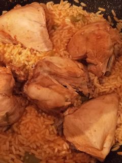 صورة لوصفة طبق الارز بالدجاج و الفلفل الحلو ذوق هايل