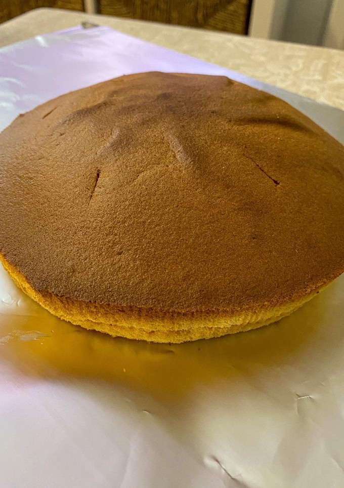 Una foto de Bizcocho de naranja airfryer