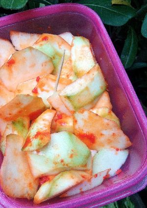 Foto resep Rujak Mangga Muda Bumbu Tabur