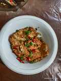 Tempe penyet cabe garam