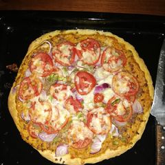 A picture of Beef pizza.