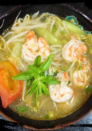 Hình của món Canh chua tôm.