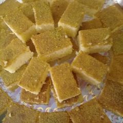 A picture of Basbusa Cake (oman).