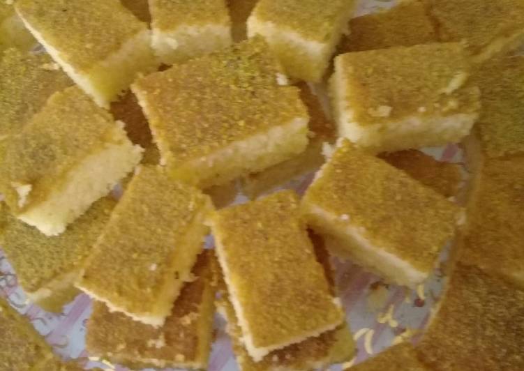 Step-by-Step Guide to Prepare Homemade Basbusa Cake (oman)