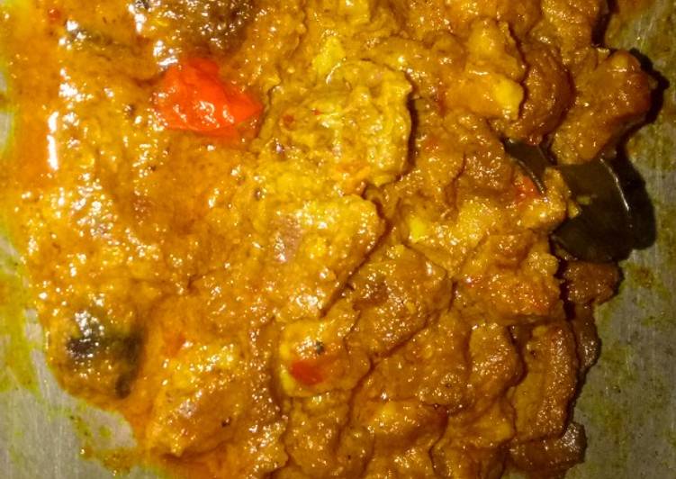 Resep Rendang daging sapi (mudah, simple, empuk) yang Lezat Sekali