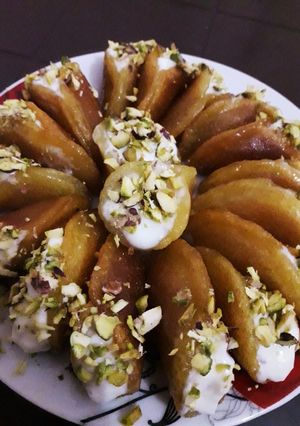 صورة لوصفة قطايف بالمهلبية