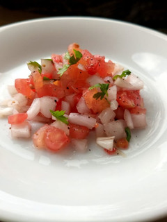 A picture of Pico de Gallo (fresh salsa).