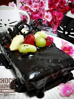 Foto resep Choco Madness Cake (Super Moist Steamed Chocolate Cake)
