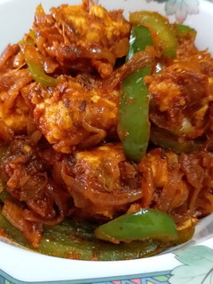 A picture of Paneer Jalfrezi.