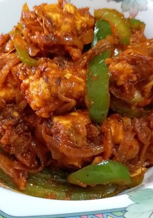 A picture of Paneer Jalfrezi.