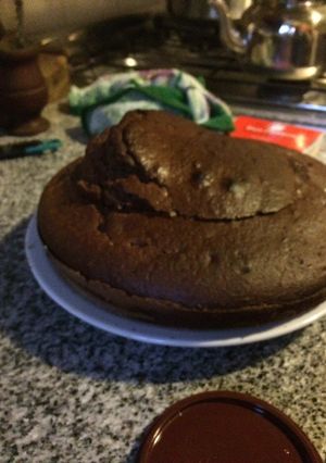 Una foto de Bizcochuelo de vainilla con cacao