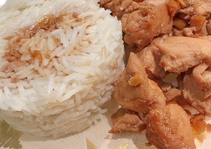 Pollo allo zenzero e riso