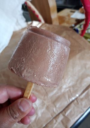Una foto de Paletas de chocolate 🍭🍫