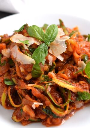 Gluténmentes cukkini "spagetti" recept fotója