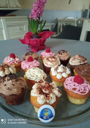 Une photo de Cup cakes variés