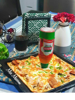 عکسی از دستور پیتزا مخلوط