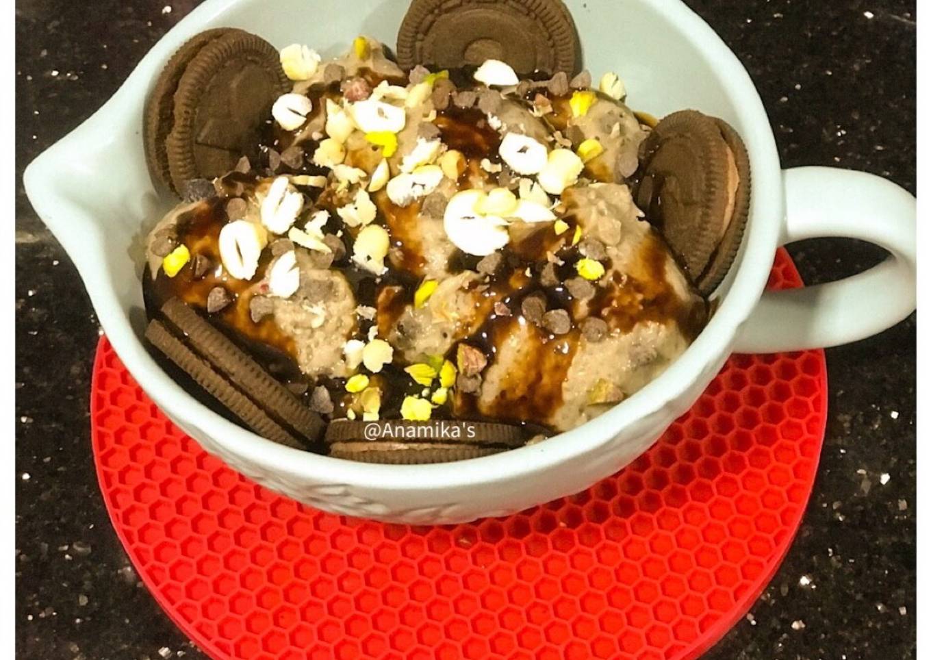 No Guilt: Banana Oreos Ice-Cream (No Cream & Sugar)