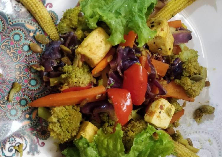 Recipe of Homemade Healthy vegetable salad